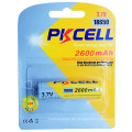 pkcell 18650 3.7v Lithium-Ionen-Akku 2600mAh Lithium-Akku